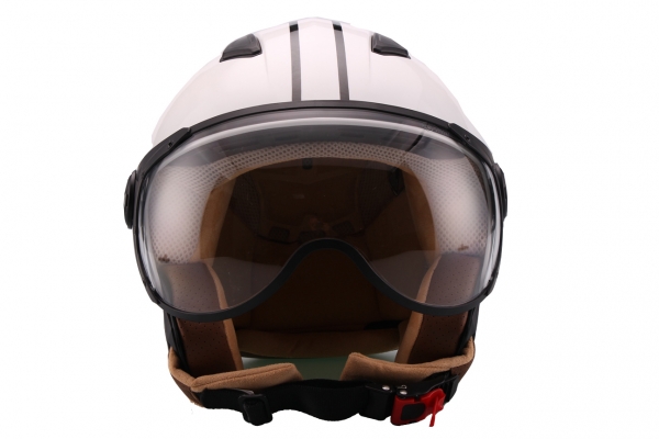 Helm VITO JET MODA weiß-glänzend